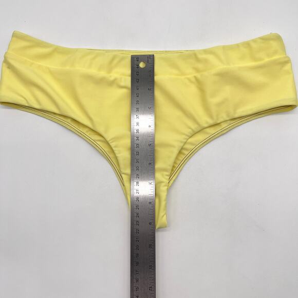 FREE PEOPLE MOVEMENT ABYSSE Swim Malia Surf Bottom Womens Medium Yellow NEW - Picture 14 of 14